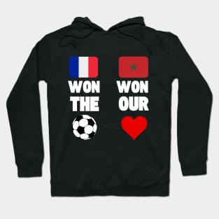 Morocco Won Our Hearts 2022 Africa France Football Hakim Ziyech Yassine Bounou England France Croatia Argentina Netherlands Hoodie